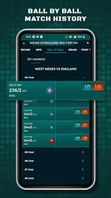Cricket Live Line - Score android App screenshot 0