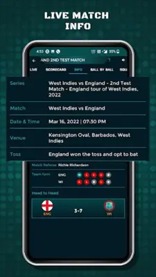 Cricket Live Line - Score android App screenshot 2