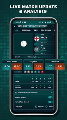 Cricket Live Line - Score android App screenshot 4